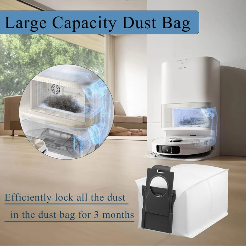 Y37A-Accessories For Dreame X40 Ultra/L40 Ultra/X40 Ultra Complete, Replacement Kit Main Brush Filters Side Brushes Dust Bags