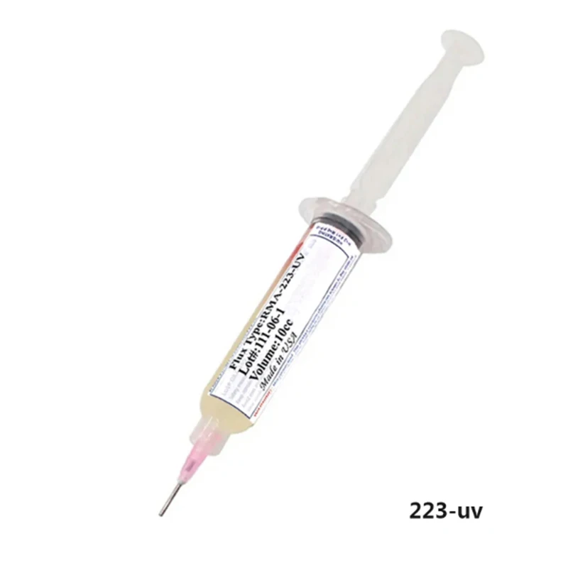 Không-Vệ Sinh Hàn Hàn Dán Thông Lượng RMA-223-UV Hàn Thông Lượng Cho Điện Thoại Di Động Hàn BGA SMD PGA PCB Sửa Chữa Dầu