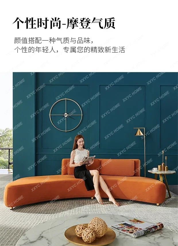 Soft Aesthetic Living Room Sofas Relaxing Party Events Salon Large Size Living Room Sofas