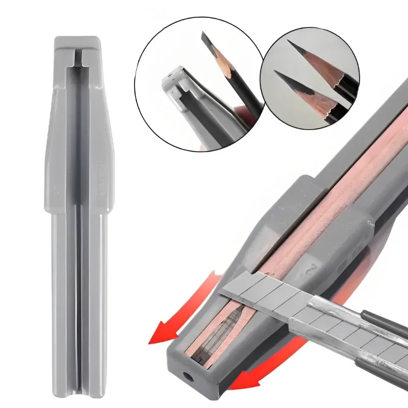 Novo design apontador de lápis de sobrancelha portátil ferramenta de afiação de lápis cosmético maquiagem profiler caneta ferramentas e acessórios de maquiagem