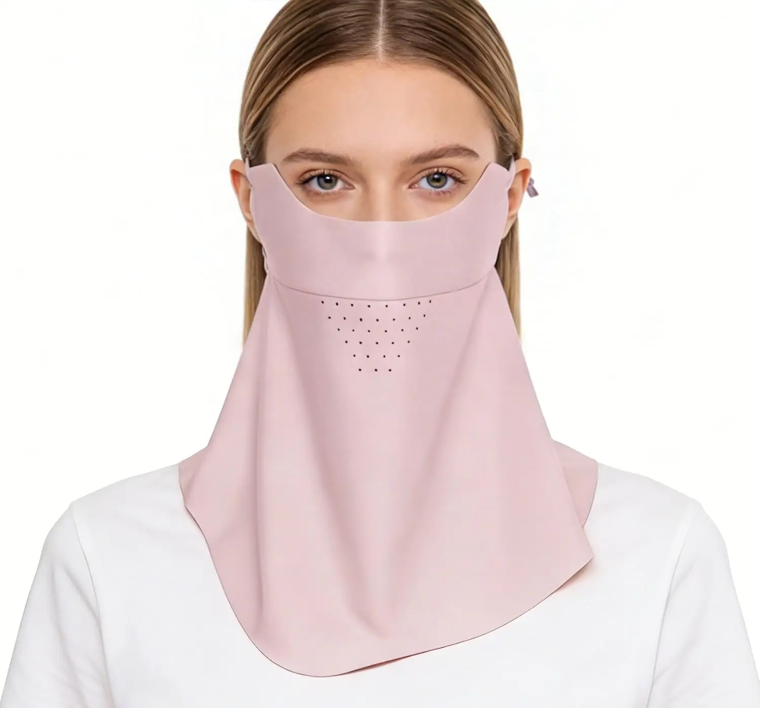 

Summer Cool Ice Silk UV Sun Protection Face Mask for Women Men - Breathable Sunscreen Neck Masks Outdoor