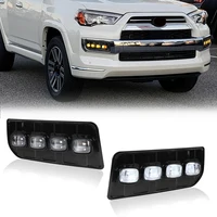 Luces de circulación diurna DRL, lámpara de parachoques para Toyota 4runner 4runner Limited LTD 2013-2022, luces de señal de giro, amarillo y blanco
