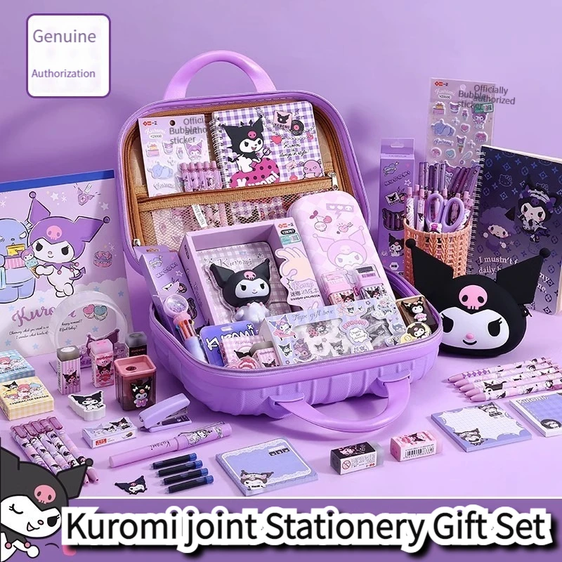 Sanrio Kuromi Anime Figure Kawaii Student Gift Festival Birthday Gift Box Send Children Surprise School Child's Gift Prize Hot