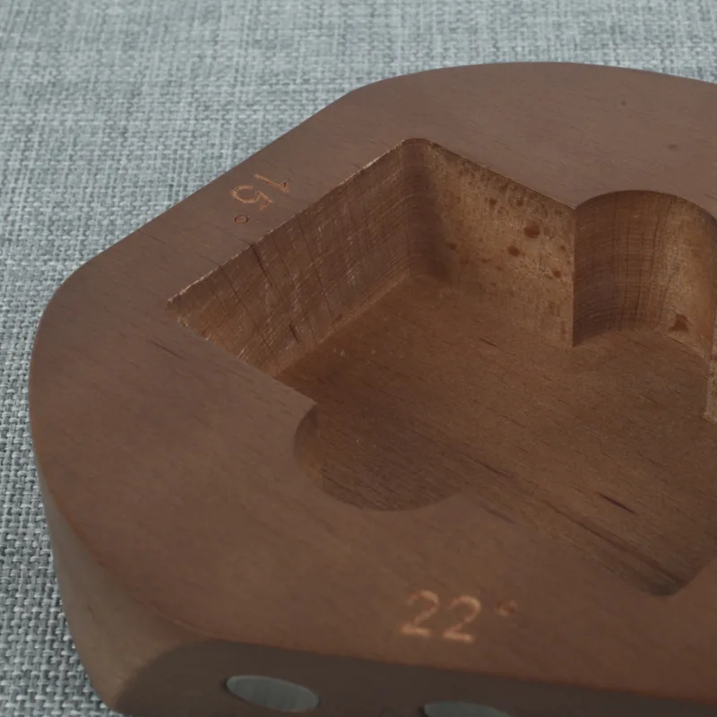 Compact Rolling Knife Grinder Multi Angle Wooden Base Double Grit Diamond Stone Home Kitchen Blade Sharpener