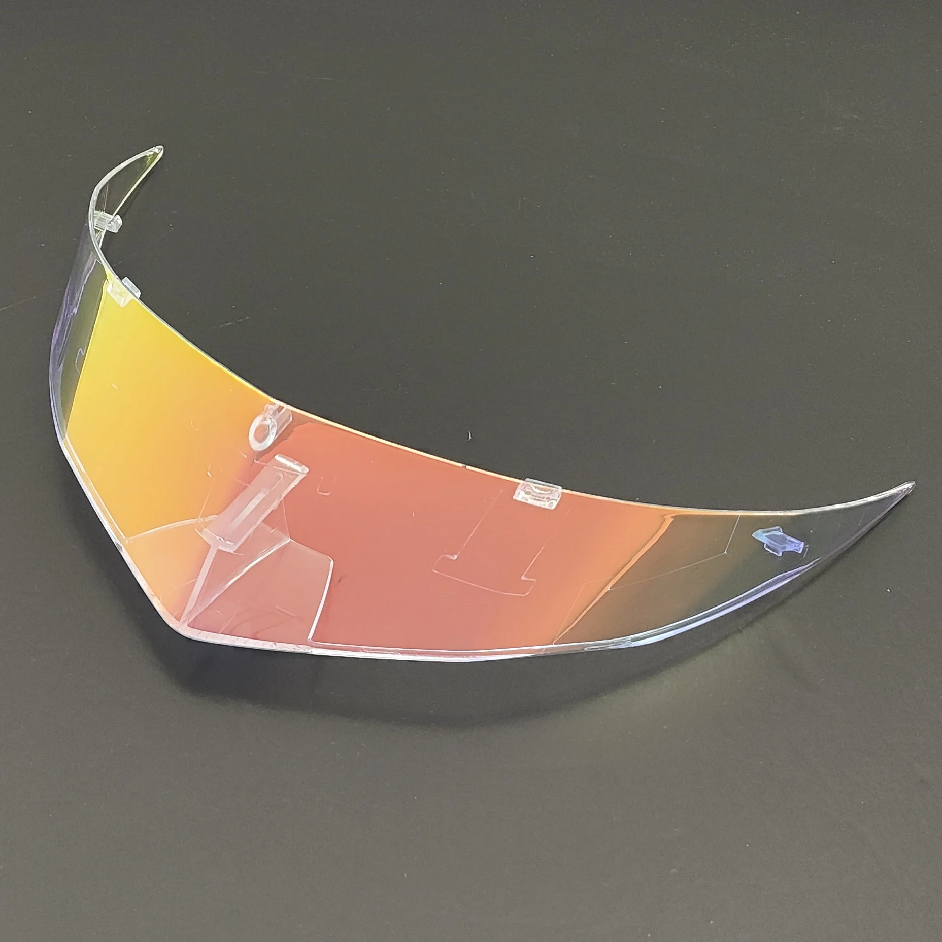 KYT TT Helmet Rear Wing Spoiler Kit - Large Aerodynamic Tail Extension, Multicolor Motorcycle Helmet Accessory