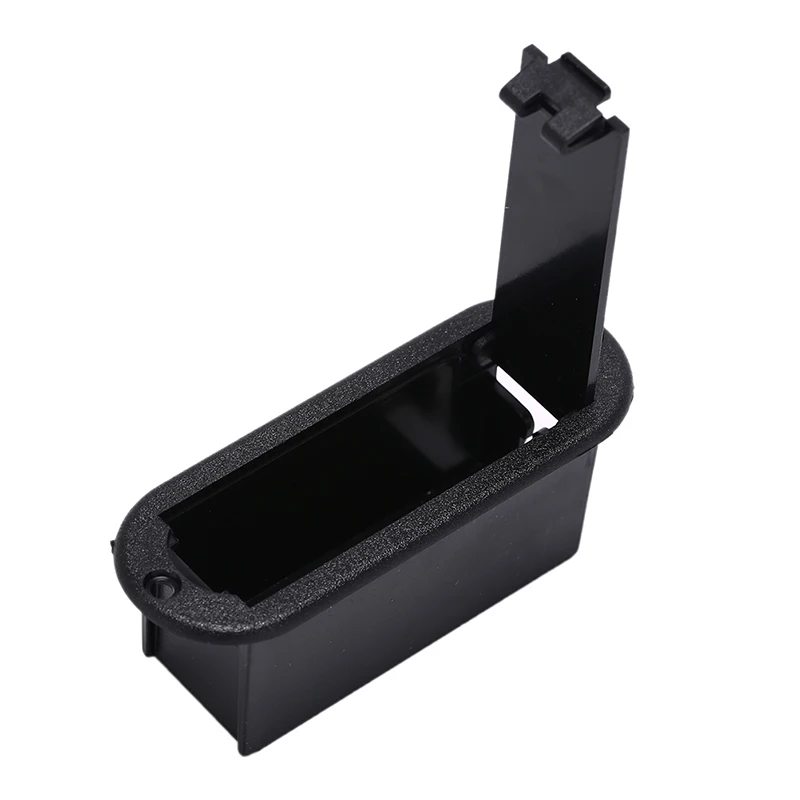 9V Schwarze Batterieabdeckung, Gehäuse und Halterung für Gitarre, Bass und andere Musikinstrumente