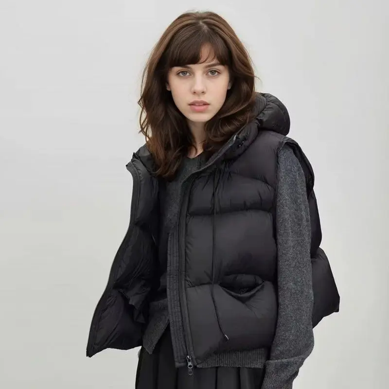 

Vests Waistcoats Thick Womens Sports Autumn Corduroy Buttoned Preppy College Academia Breathable Youthful Layered Chic All-Match