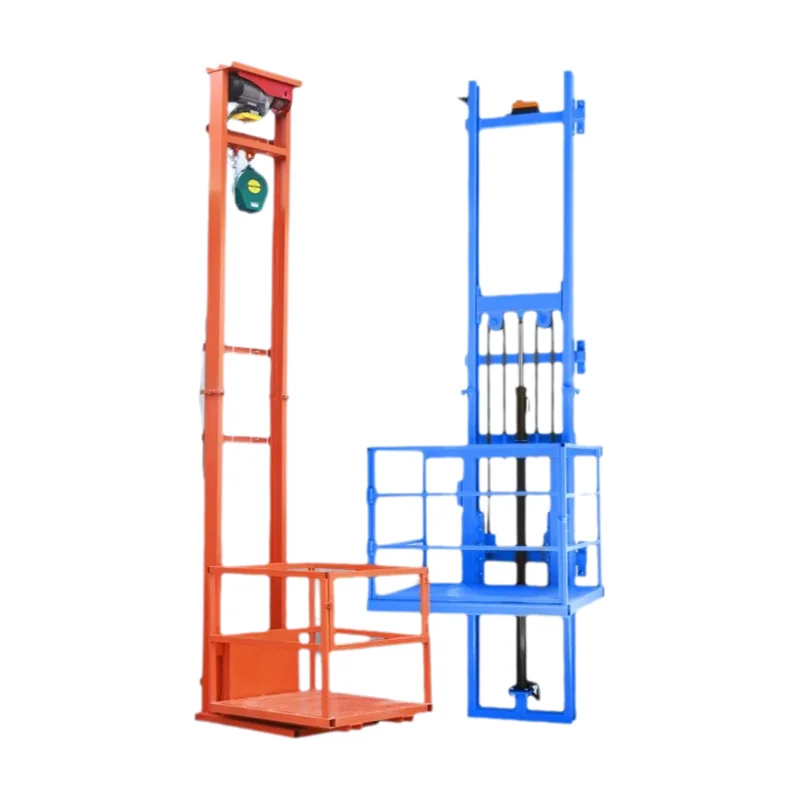 

Electric-powered Cargo Lift for Warehouses Guide Rail Type Lift Fixed Hydraulic Lift Platform