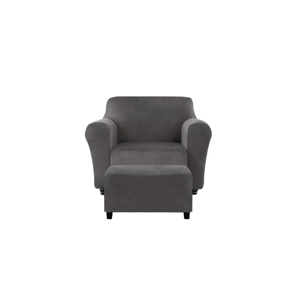

Free ShippingChair and Ottoman Cover Set, Armchair and Ottoman Velvet Cover Non-Slip, Stretch Single Seat Sofa and Foot Stool Co