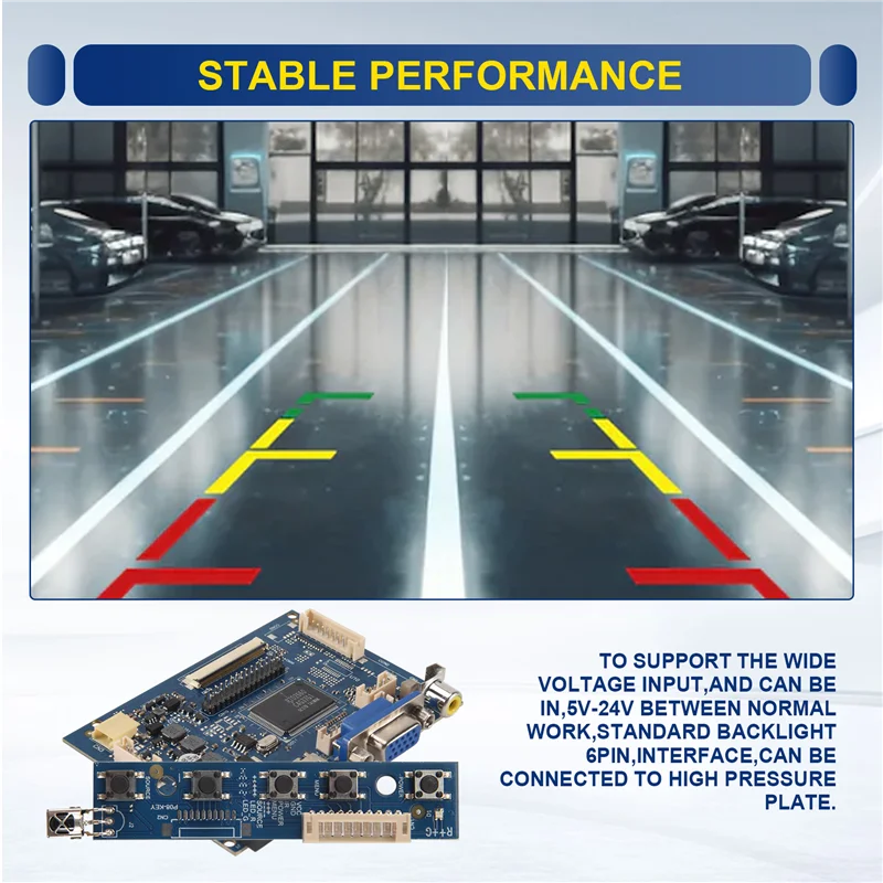 AA08-7 Polegada 1024x600 tela lcd placa de driver com monitor placa driver para raspberry pi suporte av invertendo prioridade