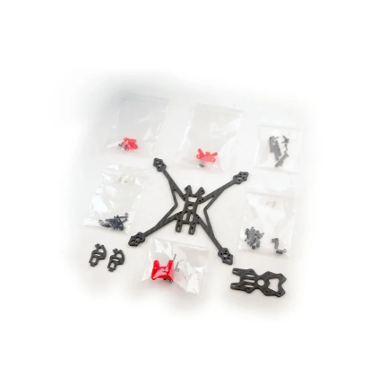 HappyModel Crux35 Kit telaio in fibra di carbonio per drone FPV Racer da 3,5 pollici ad alta definizione per parti RC Quadcopter RC