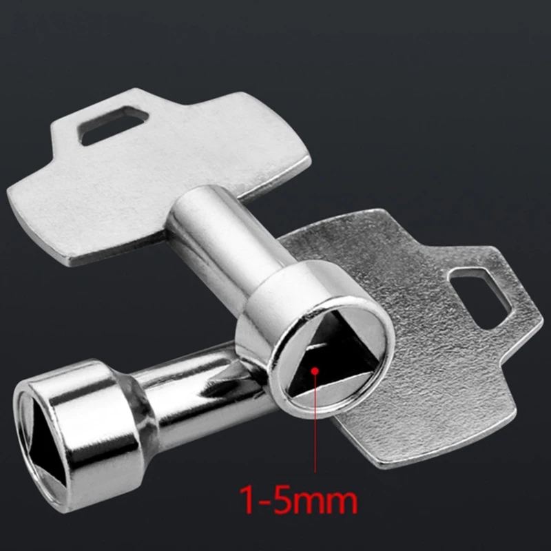 Universal Triangles Wrench Key for Train Electrical Elevator Cabinet Valves Dropship