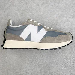 NewBalance New Arrival Men/Women WS327 Canvas Suede Walking Shoes Unisex NB327 Athletic Trek Low Top Light Training Sneakers