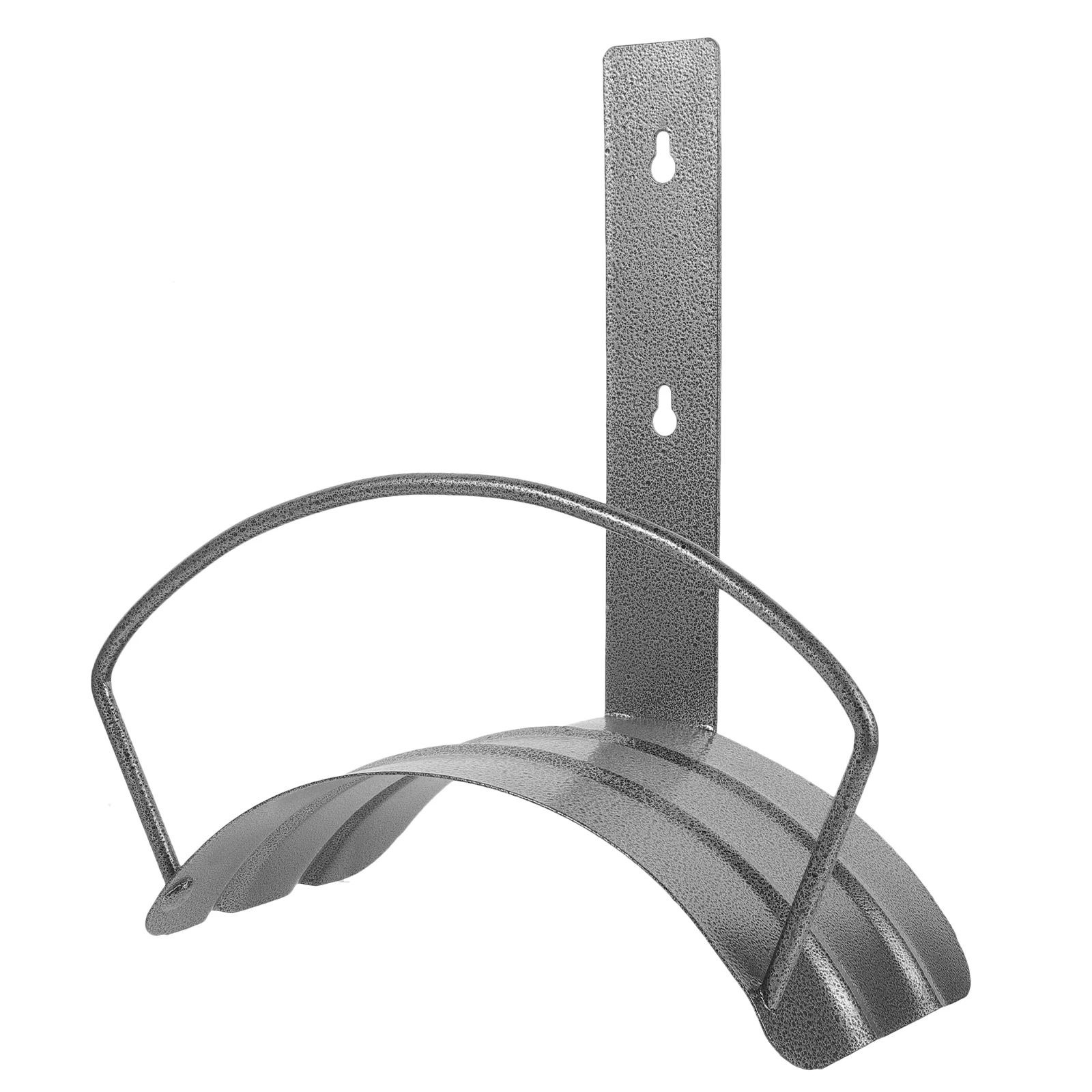 

Garden Hose Holder Iron Material Wall Mount Bracket Durable Hose Hanger Fence House Storage Solution Water Pipe Support Sturdy