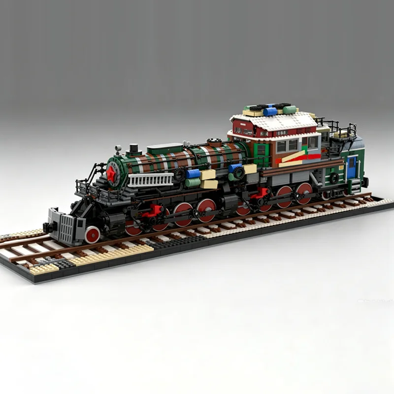 New 6485Pcs City Technical Train Tracks Railway Moc Aurora Ucs Model Building Blocks Diy Creative Ideas Brick Toys Birthday Gift