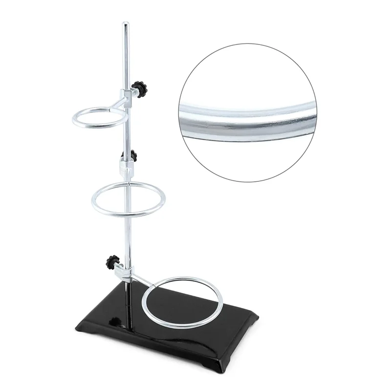 

FYBL-Laboratory Grade Metalware Lab Support Stand Set With Iron Clamp Holder, Flask Clamp, And Condenser Stand Included
