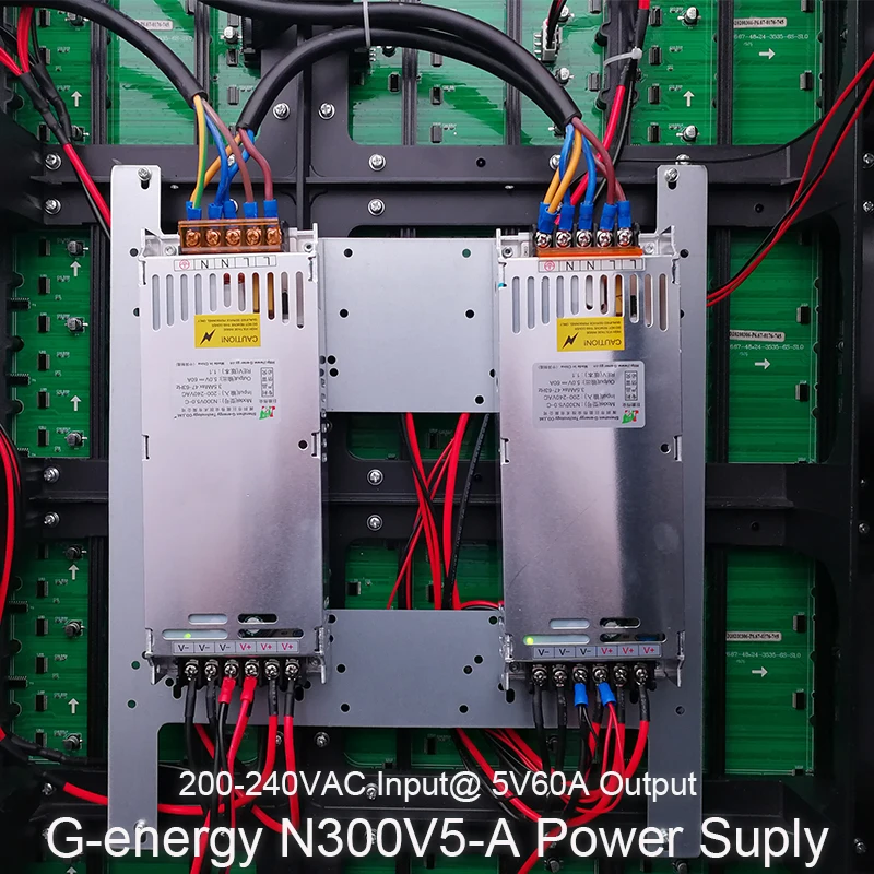 

Тонкий G-energy N300V5-A 5V60A 300 Вт, выход 200-240 В переменного тока, входной светодиодный модуль, источник питания для светодиодной панели, экрана дисплея