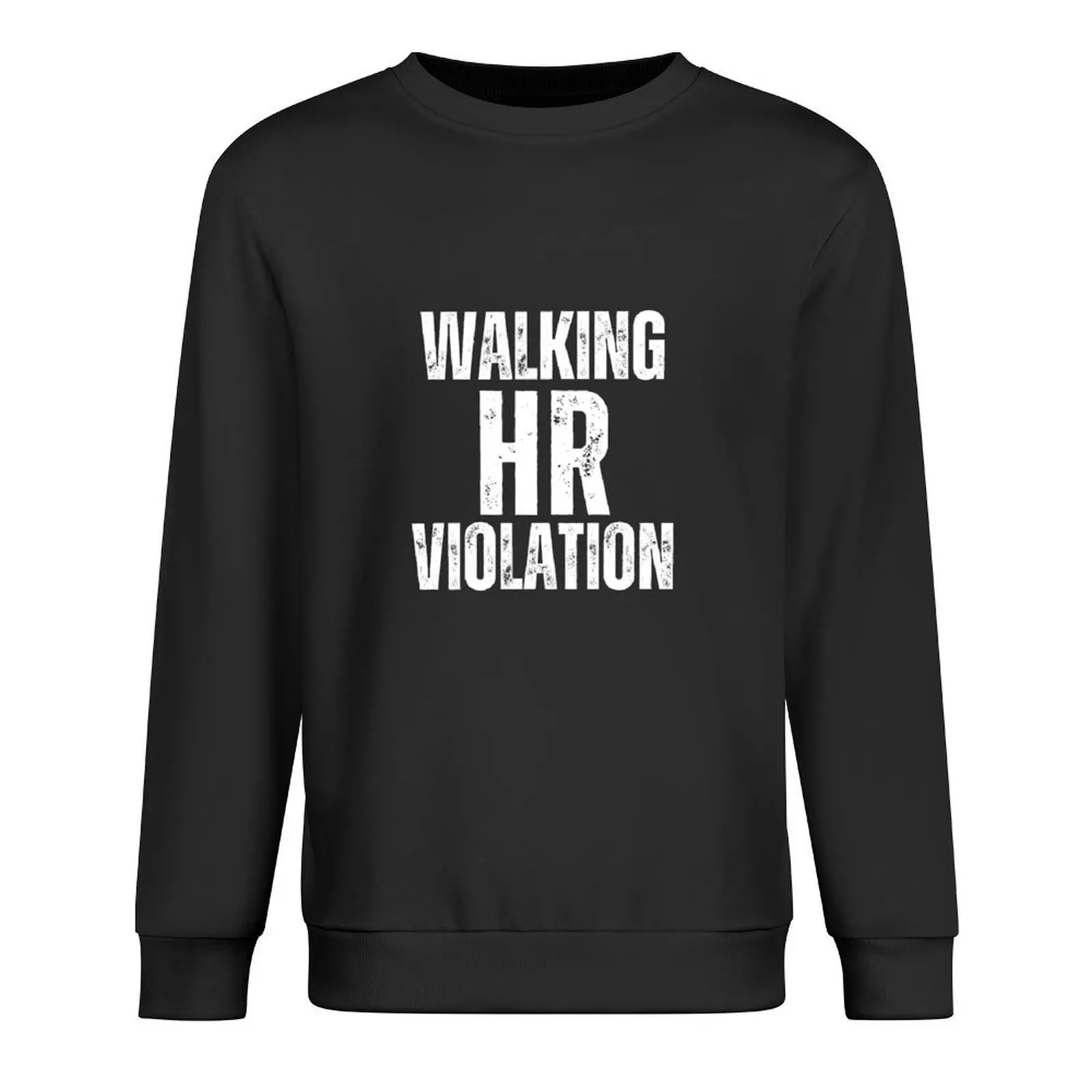 

Walking Hr Violation Funny Walking Quote Saying Pullover tracksuit mens clothes aesthetic clothing men clothing men's sweatshirt