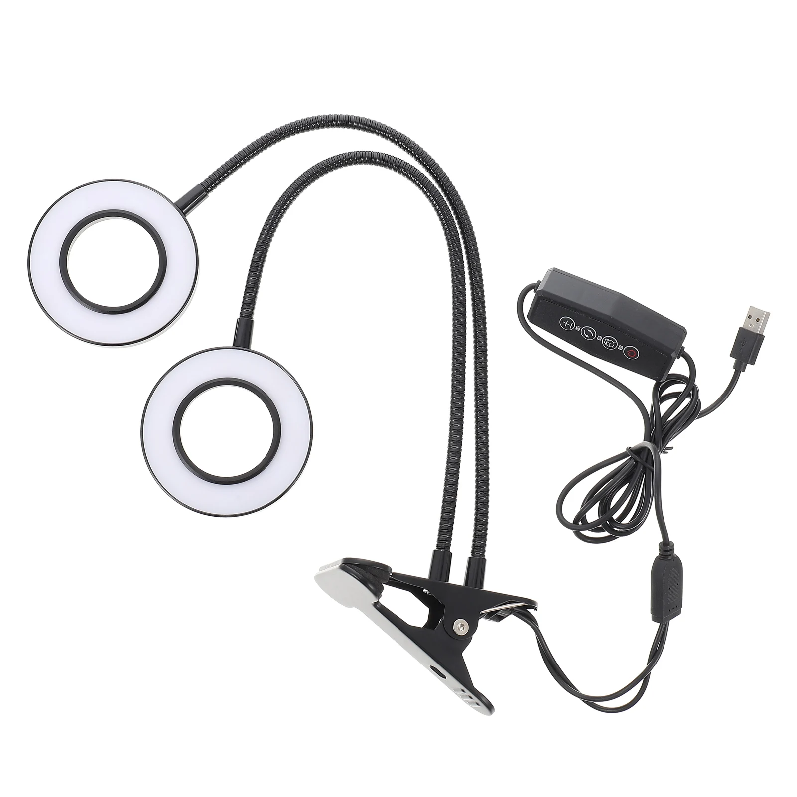 

Double Head LED Plant Growth Lamp USB Powered Adjustable Clamp Light Aluminum Alloy Premium Material Horticulture Lighting