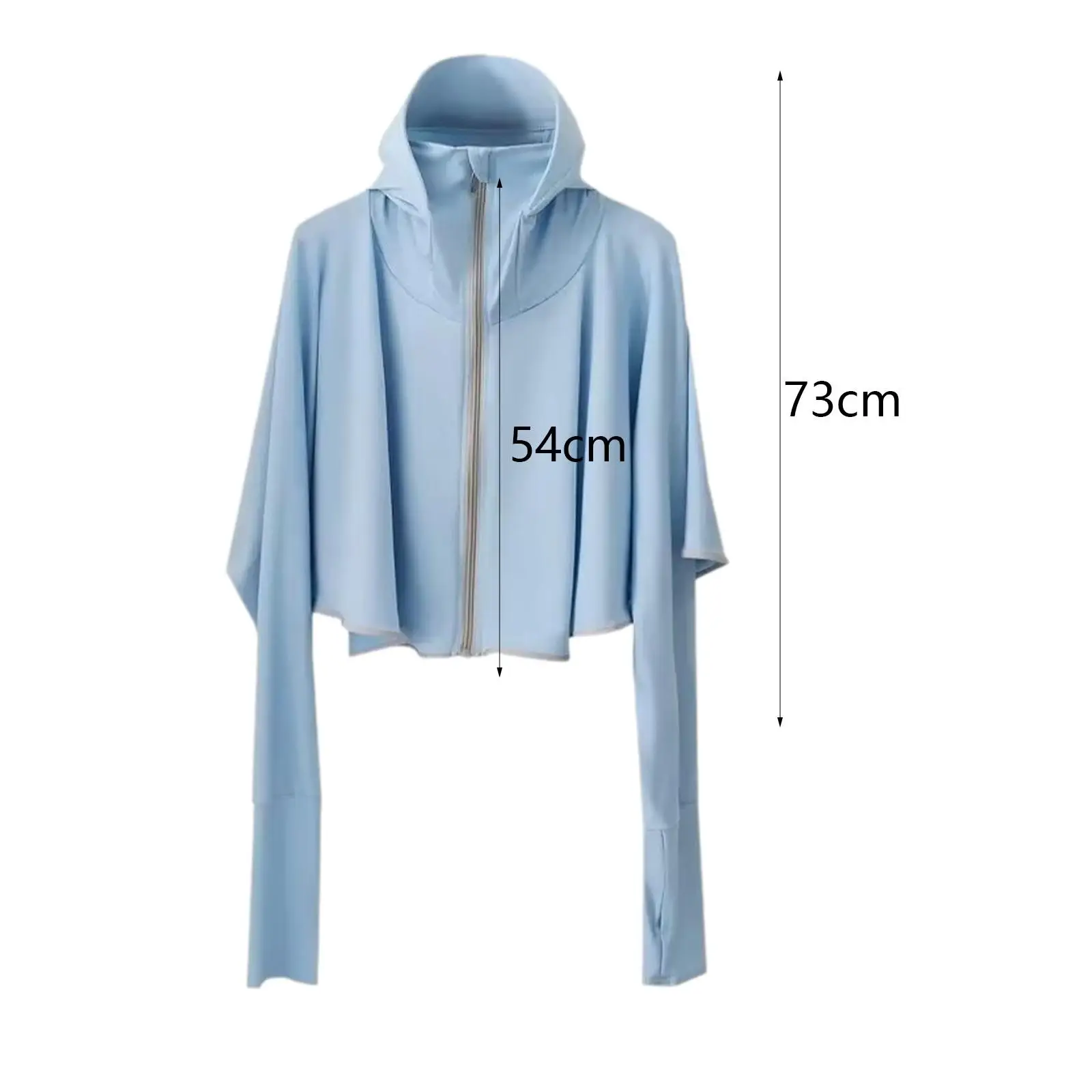 Sudadera con capucha de protección solar para mujer, chaqueta de manga larga, camisa con cremallera completa, ropa de protección solar para conducir, montar, pescar, senderismo al aire libre