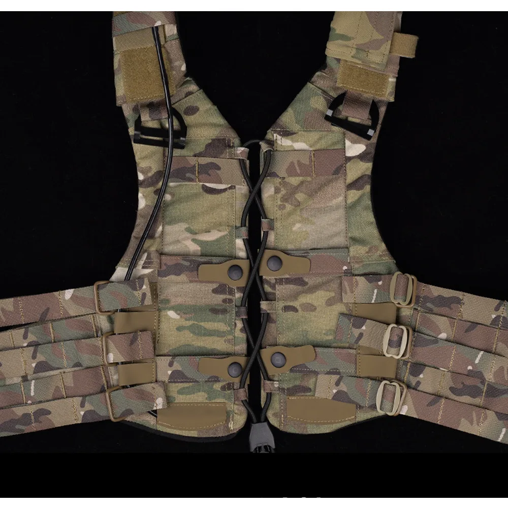 Tactical AVS Plate Carrier MBAV Platebags 3 Band Skeletal Cummerbund Internal Padded Harness MOLLE Front Panel Hunting Vest