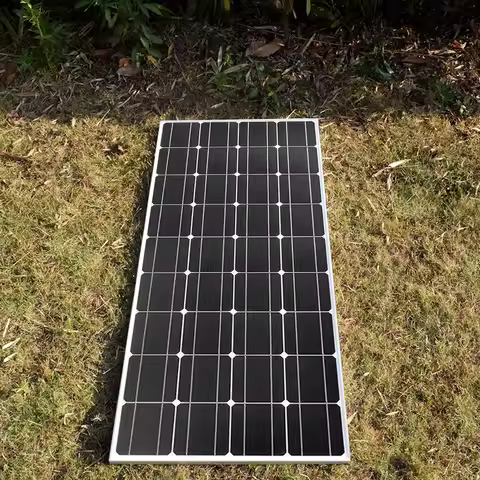 150W 18V Solar Panel Lightweight Module PV Power cell for 12v Battery Charging Boat Caravan Grid-connected Off Grid Applications
