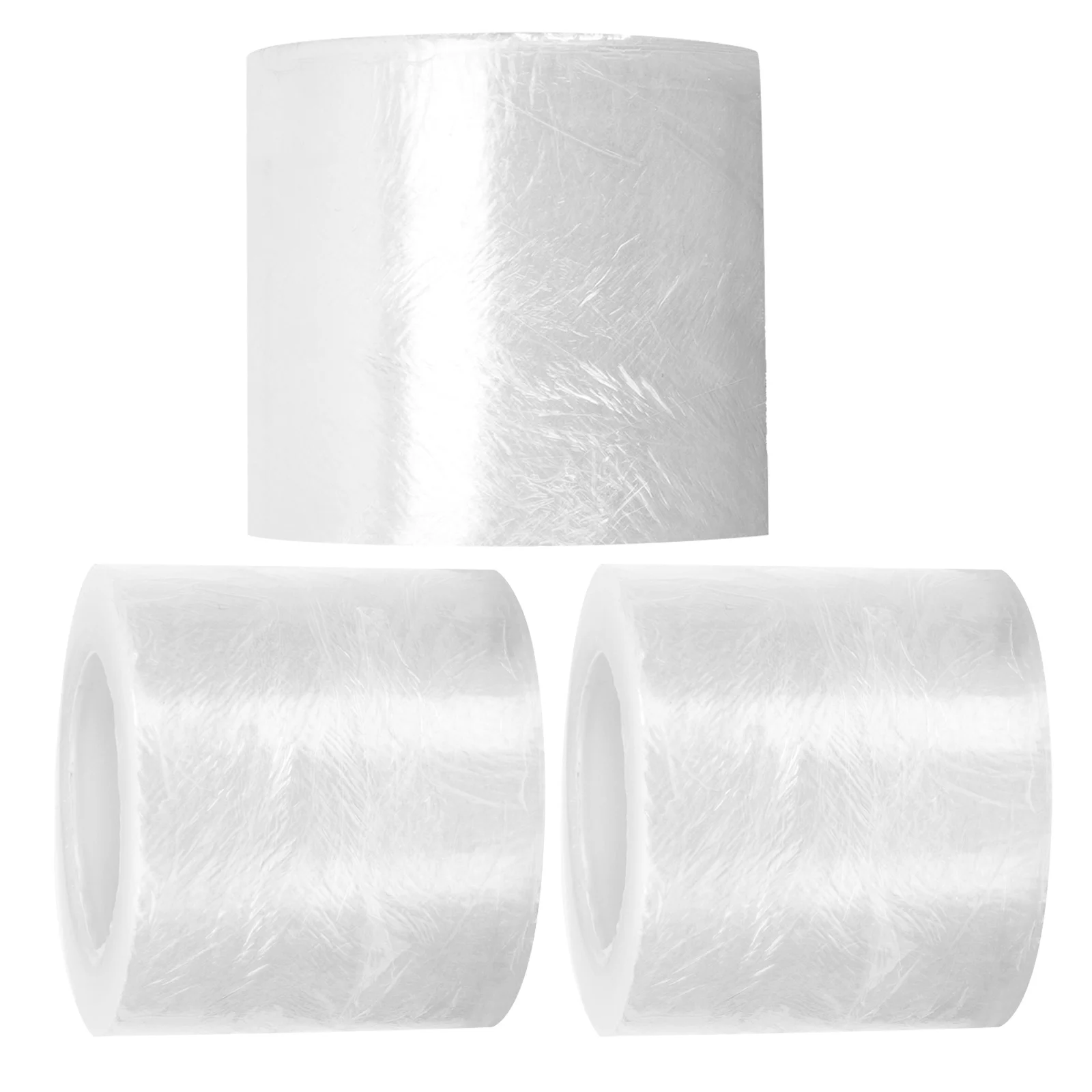 3 Rollen Cling-Folie zur Entfernung von Wimpernverlängerungen, ultradünne, elastische Wickelfolie, PP-Material, Make-up-Folie, Augenbrauen-Tattoos