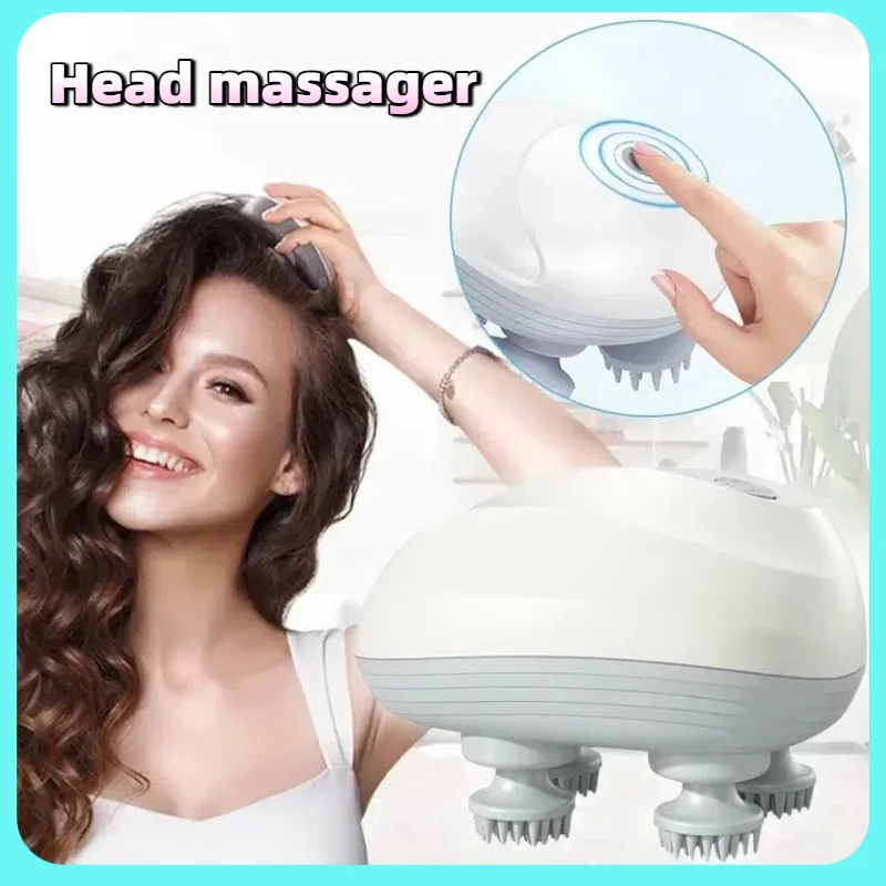 

2025 new Electric Deep Scalp Massager Portable Pet Massage Tool Washable Health Spa Gadgets for Head Cleaning And Relaxation