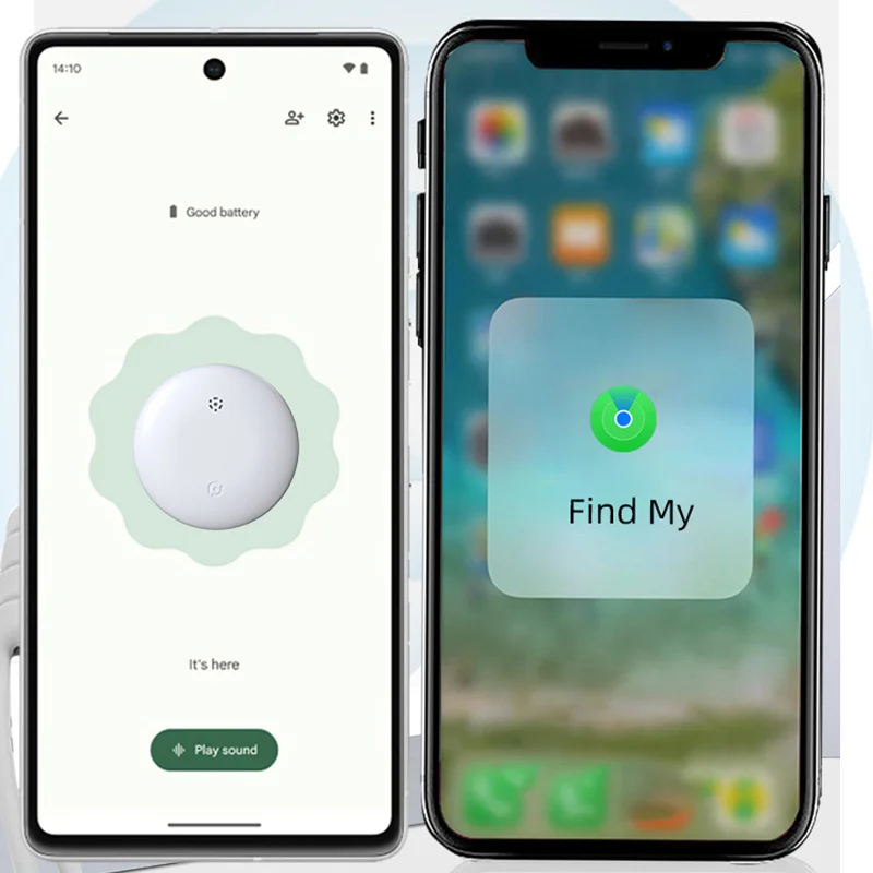 

Локатор двойной системы Google iOS, поиск глобального поиска, портативное круговое устройство защиты от потери, универсальная версия локатора