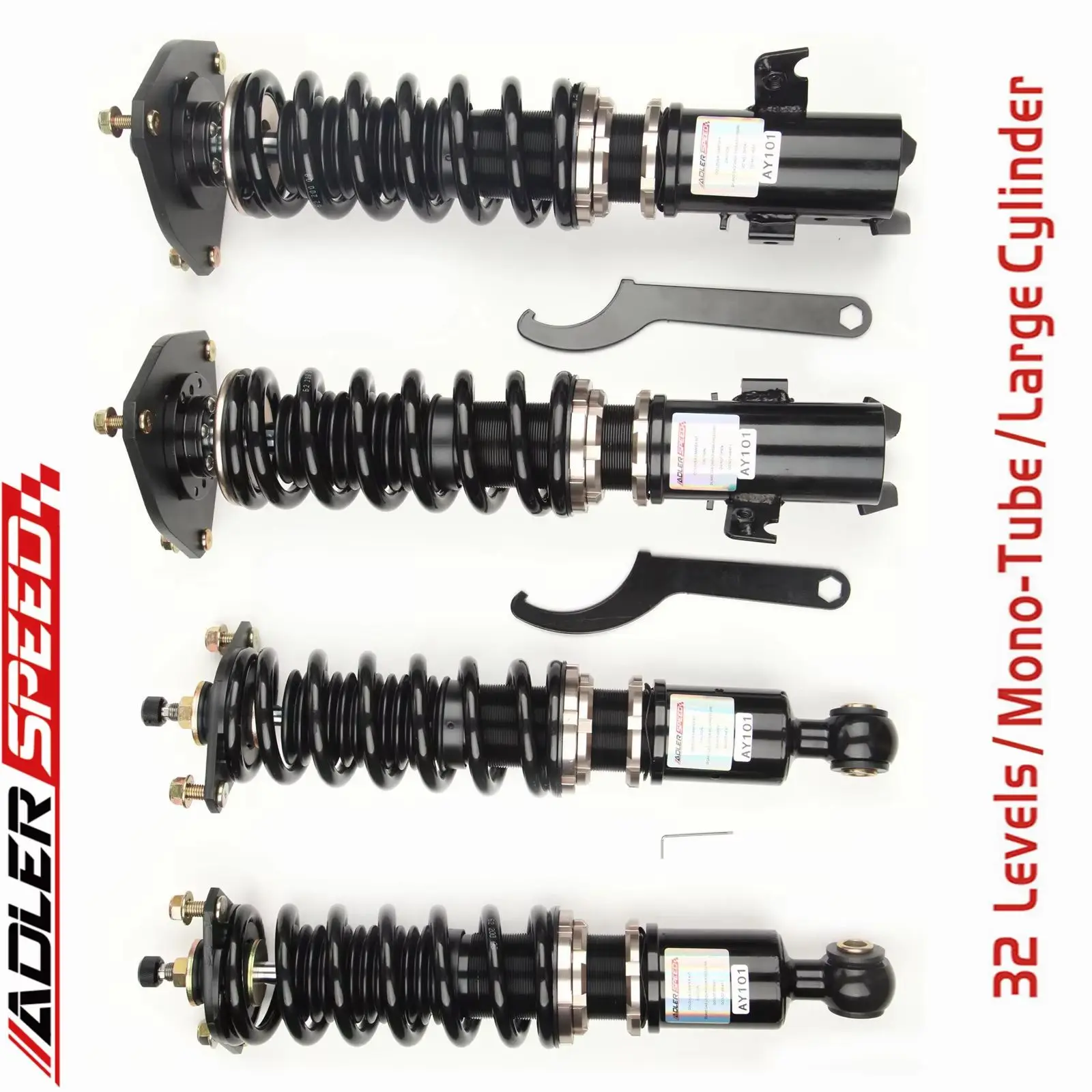 

S+ ADLERSPEED Coilovers For Subaru Legacy 00-04 (BE/BH) 32 Way Adj. Springs Suspension Kit