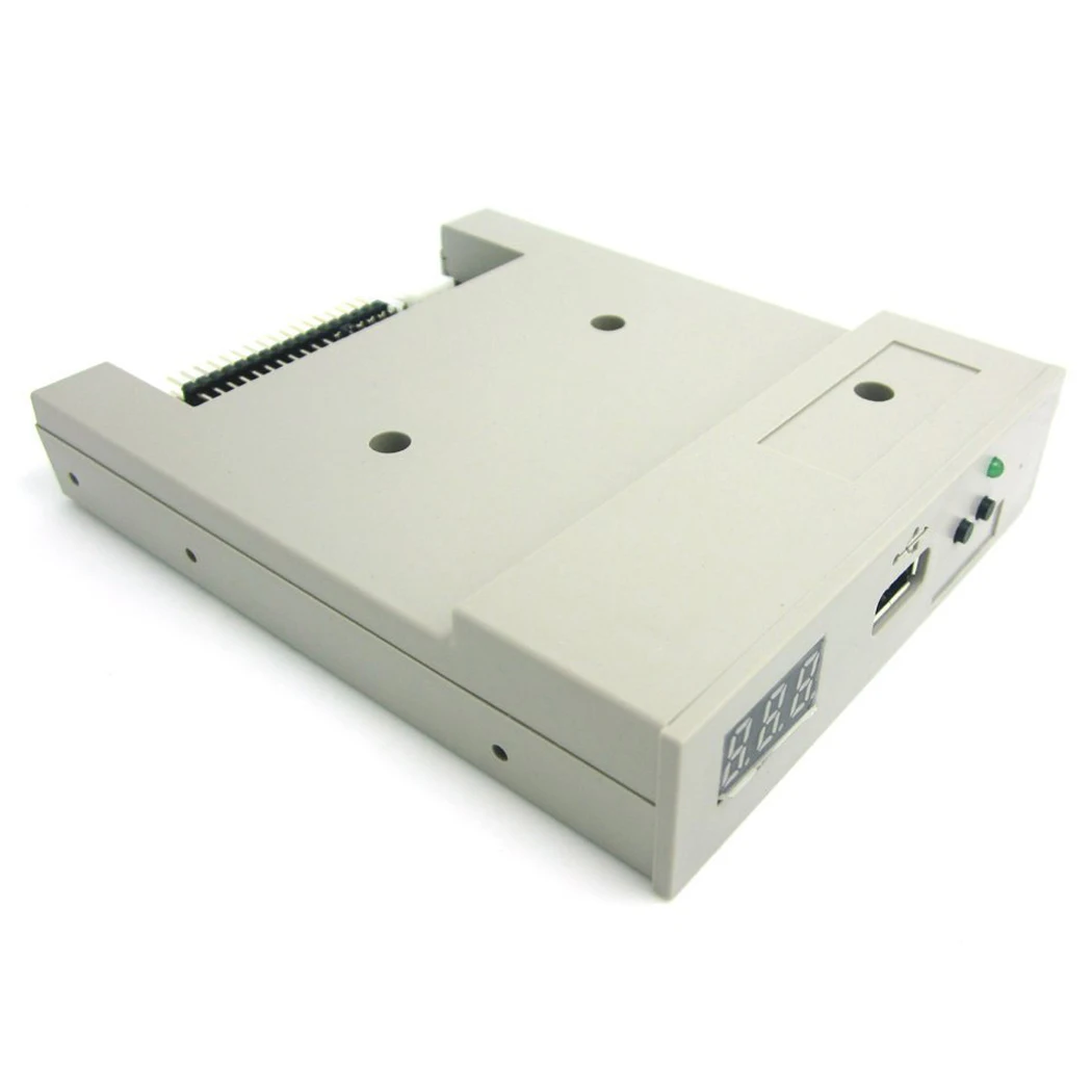 Emulador USB Floppy Drive, Máquina ABS para Indústria, SFR1M44 U100, Cinza