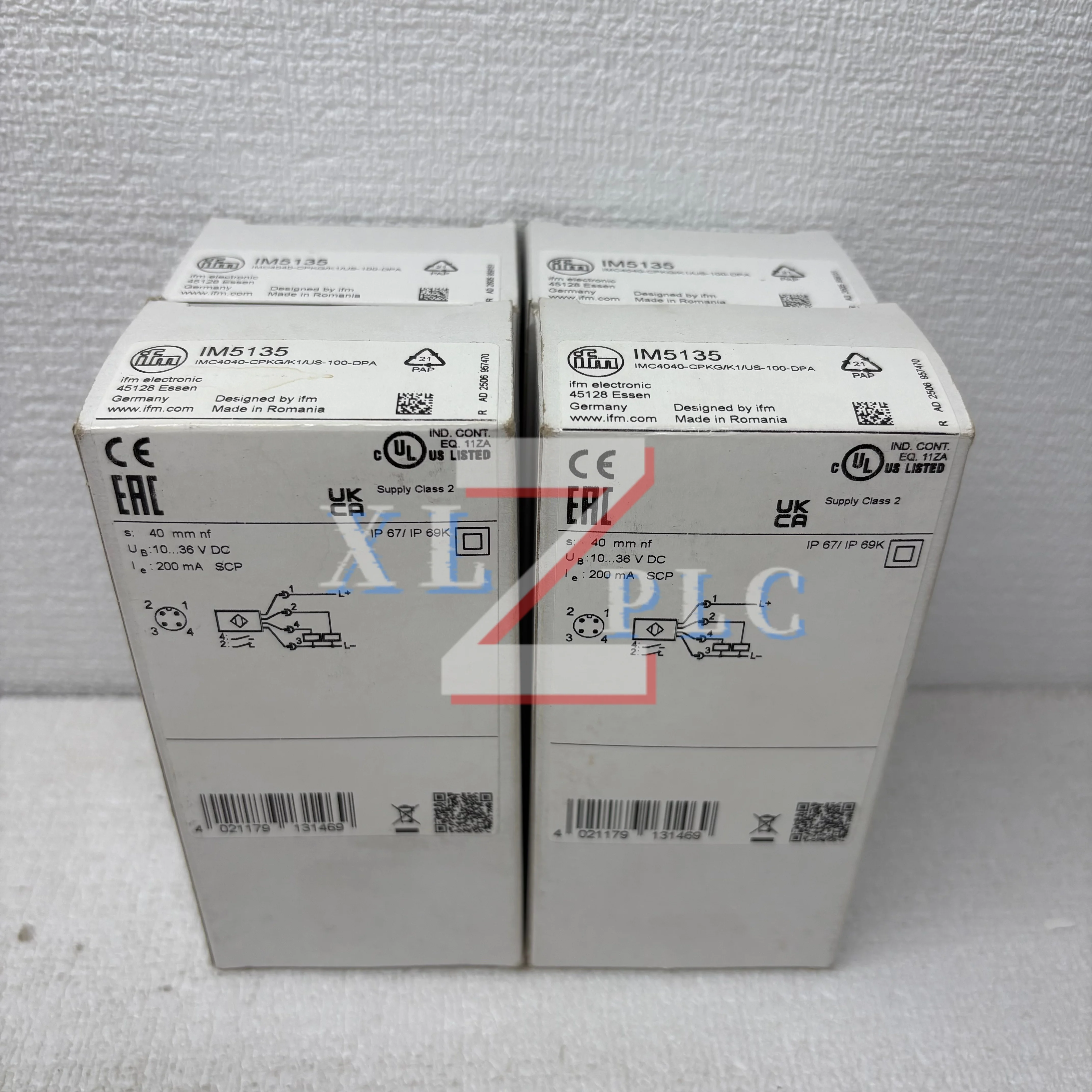 Brand New IM5135 IMC4040-CPKG/K1/US-100-DPA Proximity Sensor