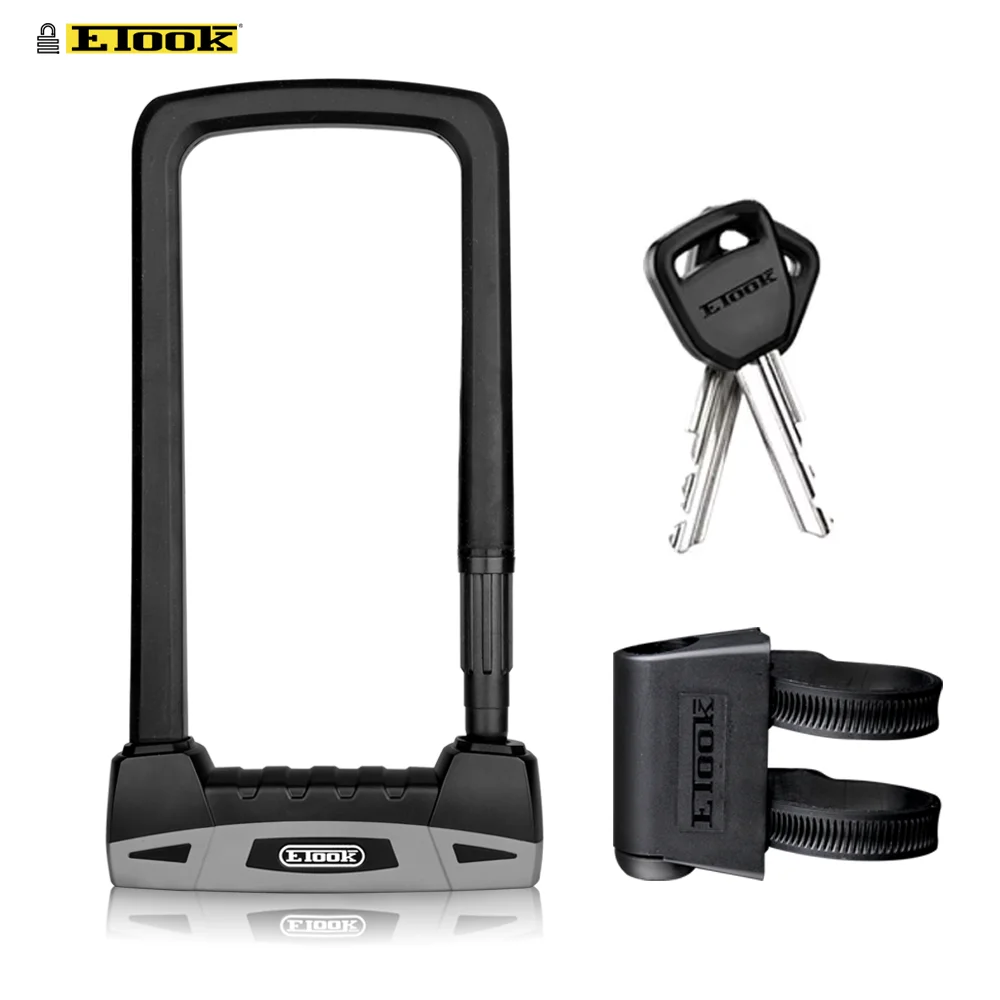 Etook Bike U-lock High End 20T Hydraulic Shear Resistant Lock Motorcycle Lock Convenient Lock Frame Bicycle Accessories