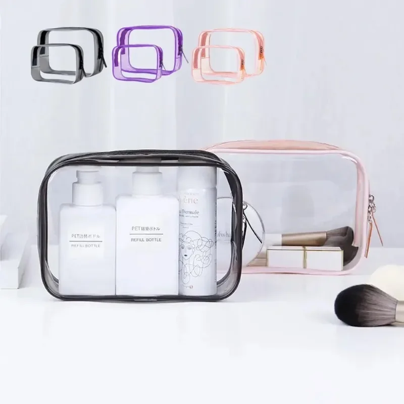 

Women Portable Travel Wash Bag Female Transparent Waterproof Makeup Storage Pouch Large Capacity Cosmetic Organizer Beauty Case