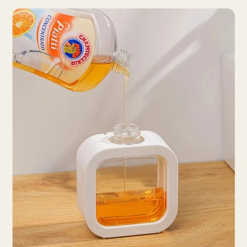 300/500ml Visible Hand Sanitizer Dispenser Lockable Press Leakage Free Kitchen Dispenser Minimalist Design Lotion Split Bottle