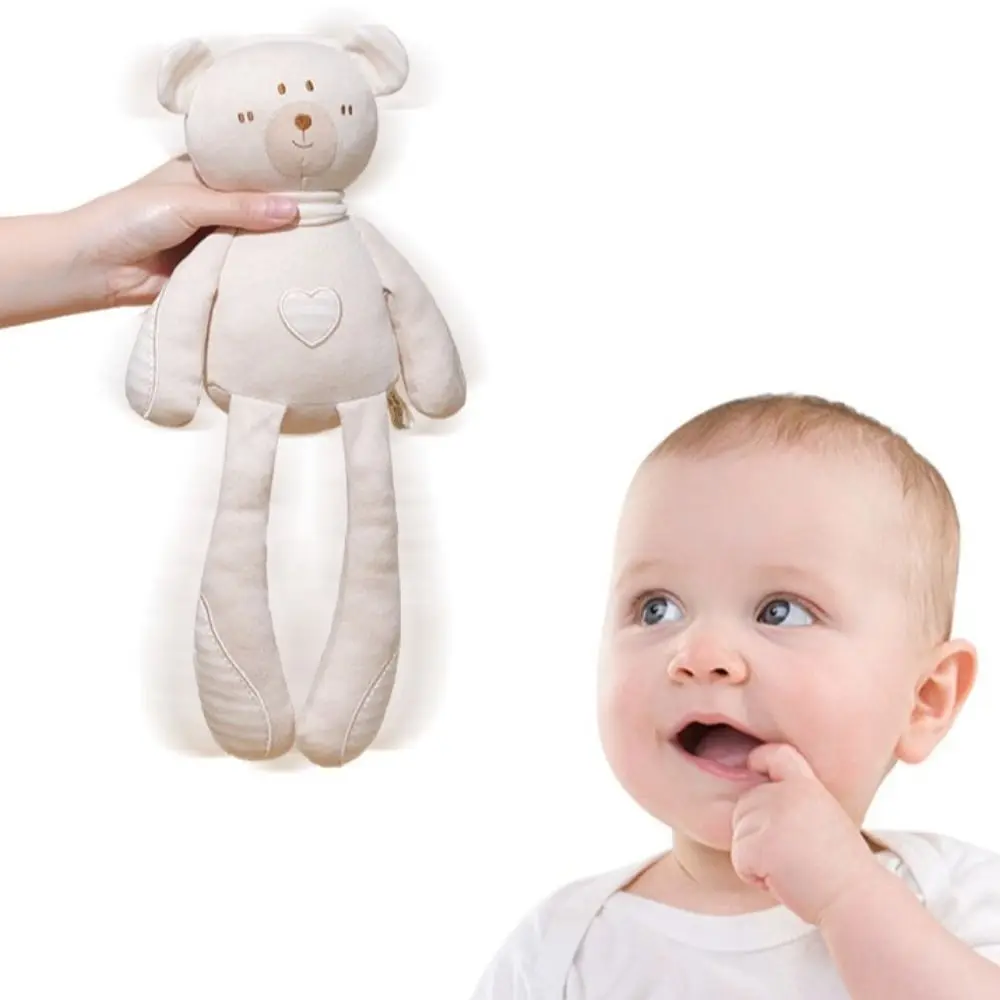 Elephant Appease Bear Babies Toys Montessori Soothing Sleep Babies Soothing Sleeping Toy Soft Anti-jumping