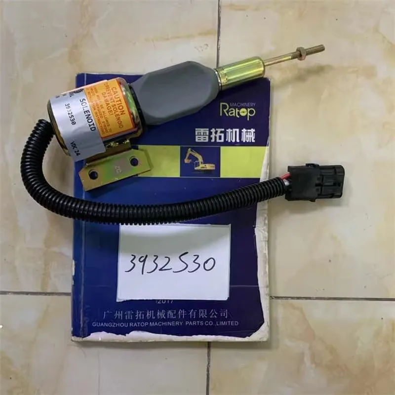 

Детали экскаватора R210LC-7 R220-5 R250LC-7 Соленоид остановки двигателя 3932529 3932530 Стоп-электромагнитный клапан 3932529 3932530