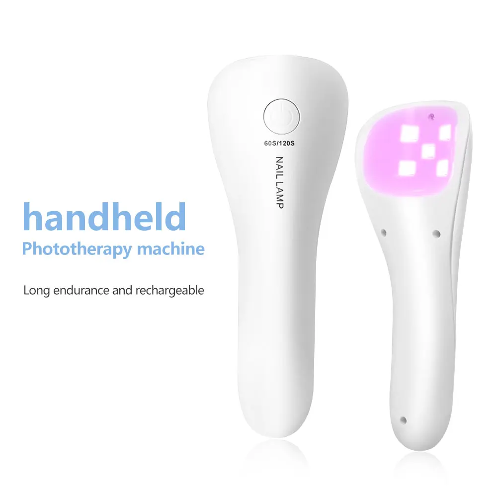 LULAA يده مجفف الأظافر UV LED مصباح ل هلام البولندية الأظافر تجفيف أدوات مانيكير المحمولة مسمار أداة فنية 18 واط أضواء صالون الأظافر #5