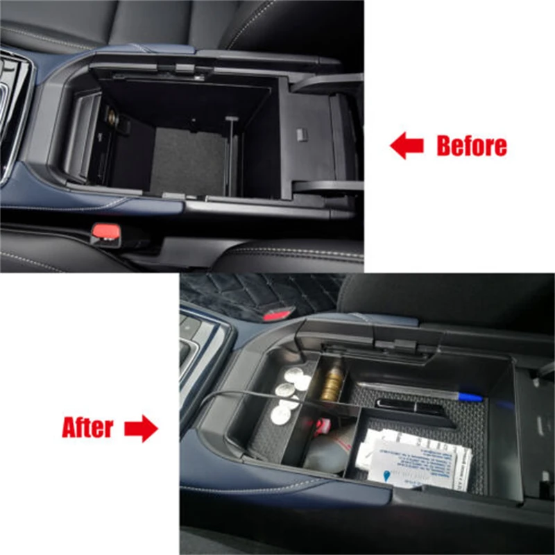 

For Mazda CX-30 CX30 2020 2021 Car Accessories Center Storage Box Arm Rest Armest Glove Holder Plate Car Container Organize