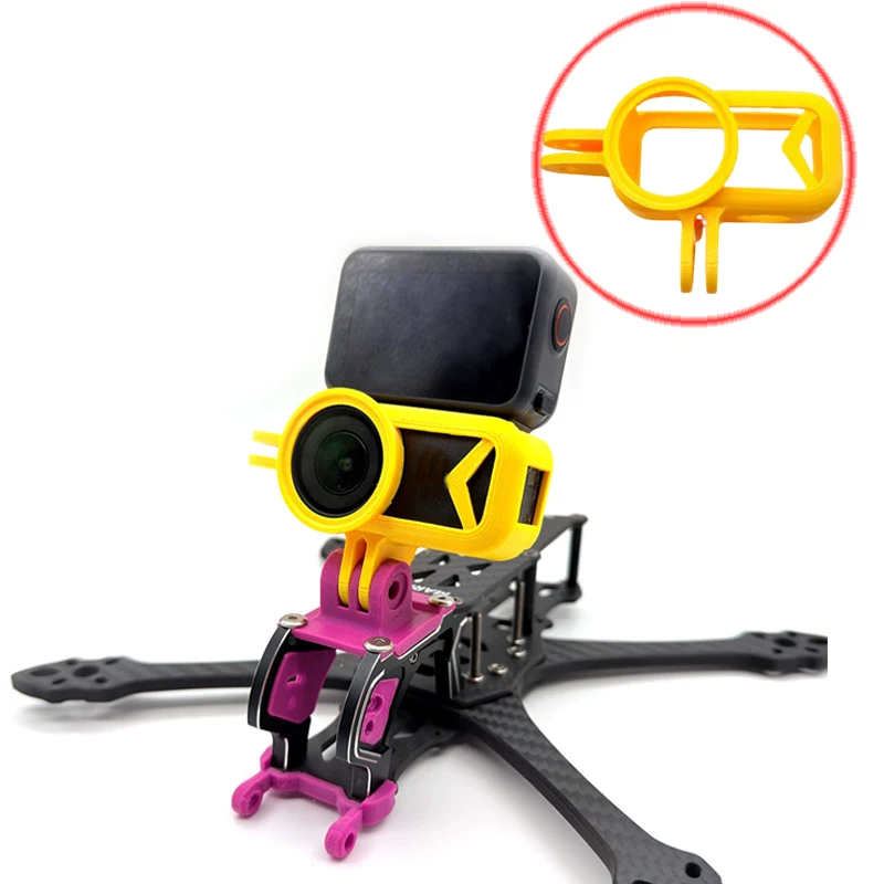 

1PC FPV Drone Camera Mount Quick-release/Integrated Dual-Position Adapter 3D Printed TPU Case Protective Cover for DJI Osmo Nano