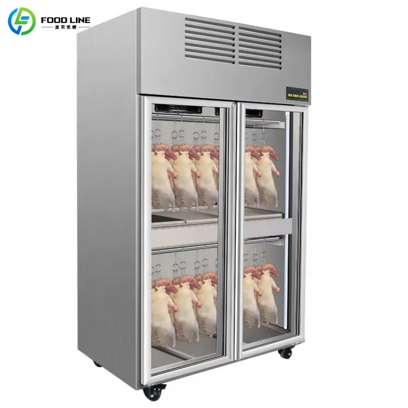 Customized Commercial Dry Aging Cabinet for Butcher Large Capacity Dry Ager Refrigerator Stainless Steel Beef Curing Fridge
