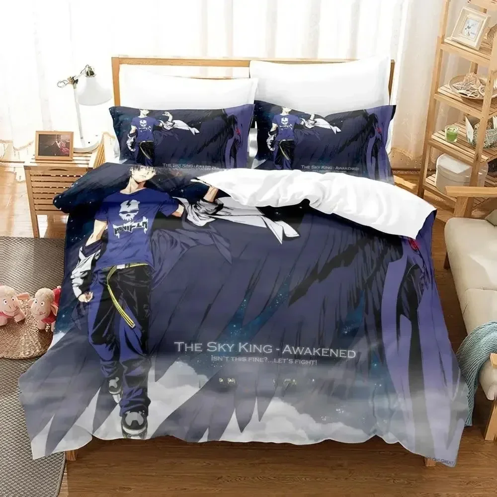 

2024 Anime Air Gear Bedding Set Single Twin Full Queen King Size Bed Set Adult Kid Bedroom Duvet cover Sets Anime Bed Sheet Set