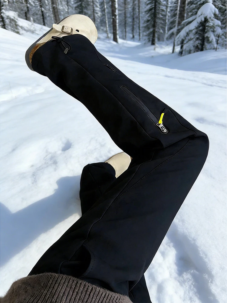 

Northeast China Fce Lined Windproof Waterproof Skiing Pants Outdoor Hiking Mountain Climbing Workwear Trousers ex Autu...