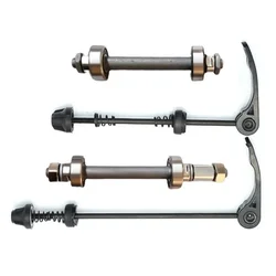 Ultralight Portable Bike Quick Release Skewer Set Front Rear Wheel Hub Axle Hollow Shaft MTB Road Bike Bicycle Parts