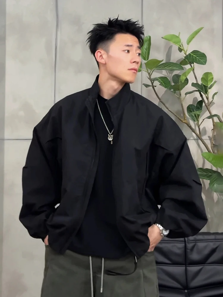 

Мужская куртка-бомбер Cleanfit Bla ort Pilot Jaet: высококачественная, свободного кроя, из полиэстера, с защитой от сминания, с длинными рукавами