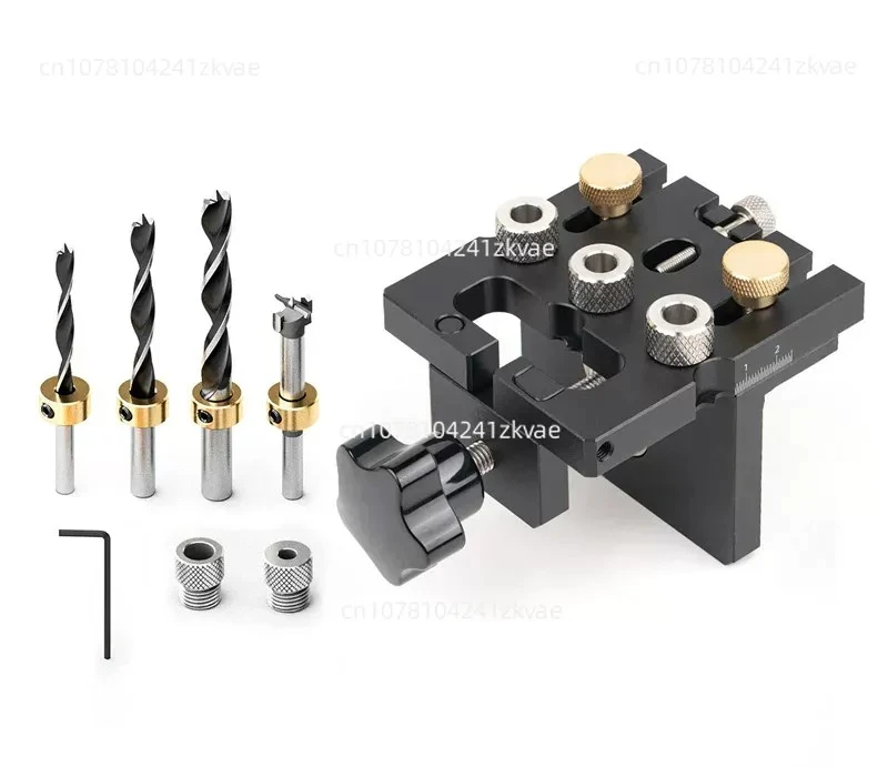 Woodworking Perforated Plate Slot Setter Tenon Hole Puncher Furniture Connector Hole Opener Slot Setter Log Three-in-one
