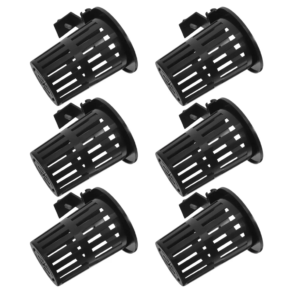 

6pcs Hydroponic Baskets Aquarium Plant Holder Wall-Mounted Space-Saving Greening Basket For Balcony Office Decor Fish Tank