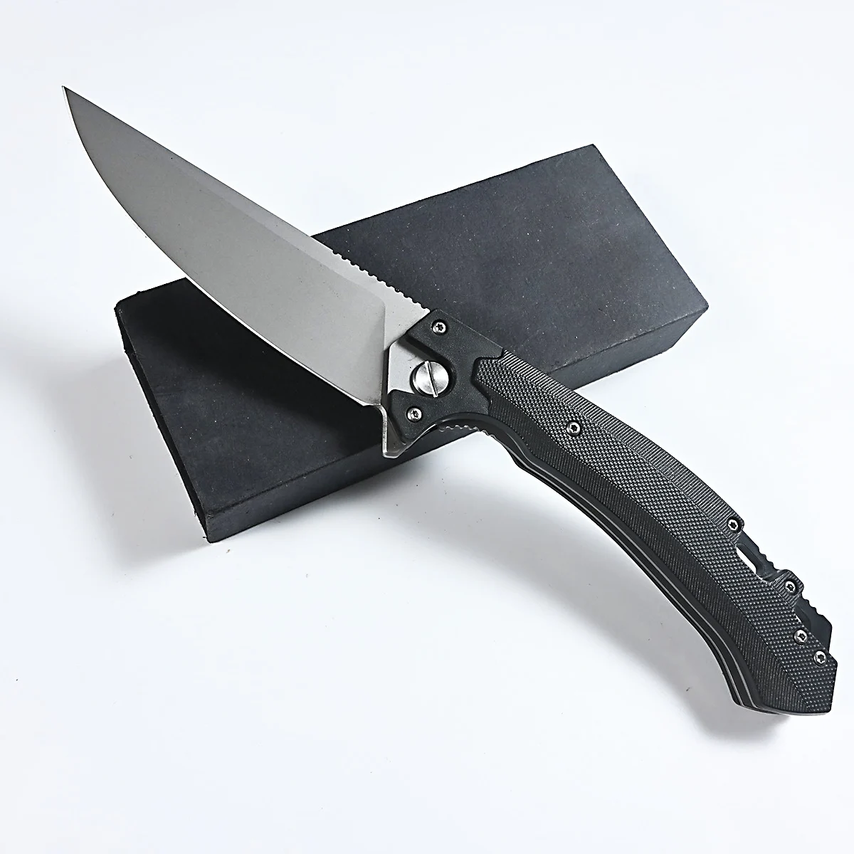 

Складной нож с легкой ручкой, нержавеющая сталь, острое складное лезвие с замком для кемпинга, утилиты, охоты и рыбалки