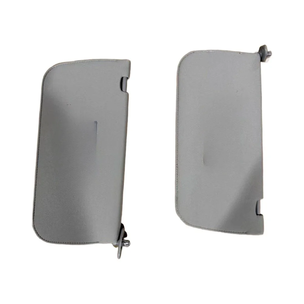 2PCS Gray Sun Visor Kit for Nissan For Frontier 1998-2004 Xterra 2000-2004 ABS Plastic Easy Snap Clip Installation