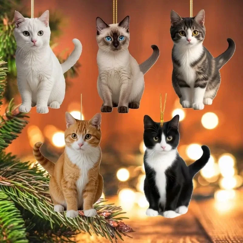 

2D acrylic cat pendant/charm suitable for backpacks, keychains, and car keys